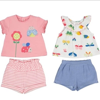 Ref:1634 - pack 4 peças Mayoral . borboletas