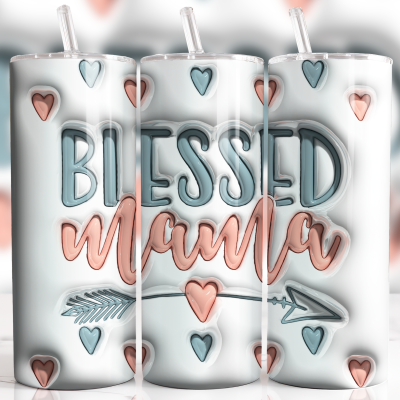 Personalizados TUMBLER -Blessed