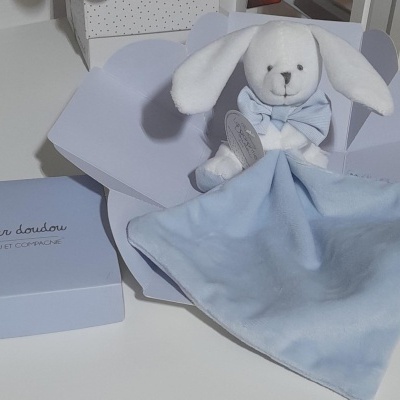 Ref:DC3338 - Doudou coelho Azul