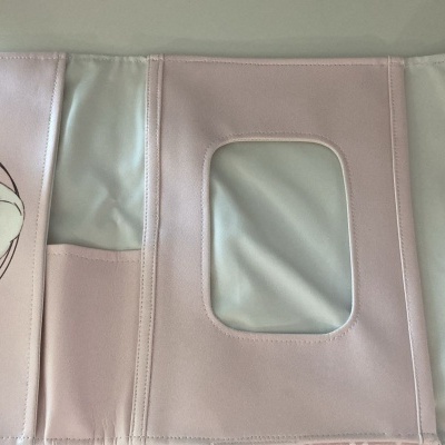 Porta fraldas e toalhitas Baby Blush