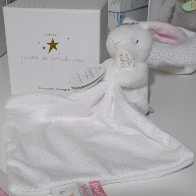 Ref:DC3513 - Doudou coelho rosa