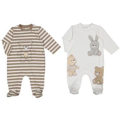 Ref: 1709 Cor: 15 Pack 2 Babygrows
