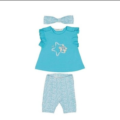 Ref:1792 - Conjunto 3 peças  estrela do mar