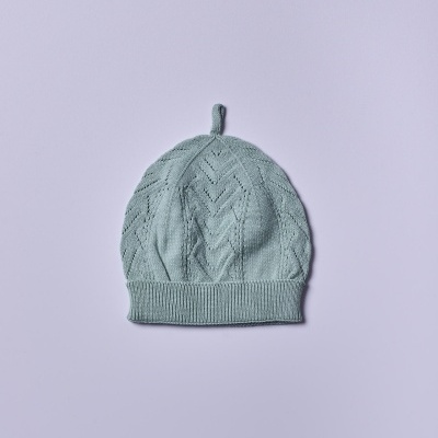 Gorro tricotado em algodão orgânico | ROMANTIC SPRING DAY