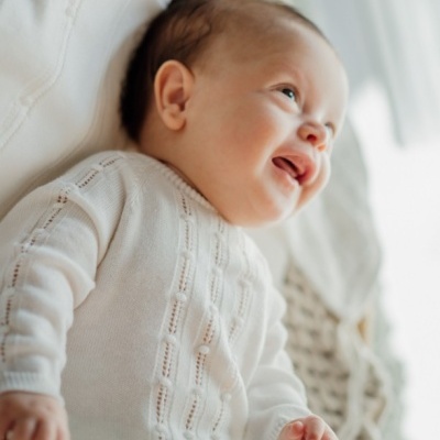 Babygrow tricotado em algodão orgânico | NATURAL TOUCH