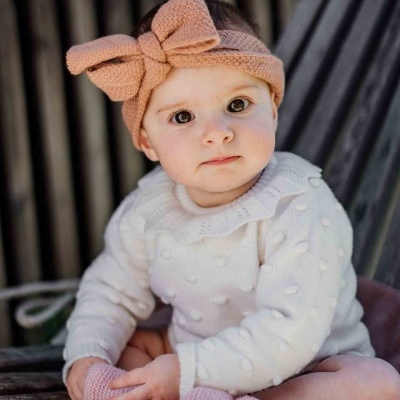 Fofo de manga comprida tricotado