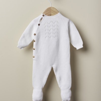 Babygrow tricotado em algodão orgânico | ORGANIC BABY