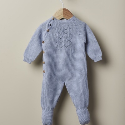 Babygrow tricotado em algodão orgânico | ORGANIC BABY