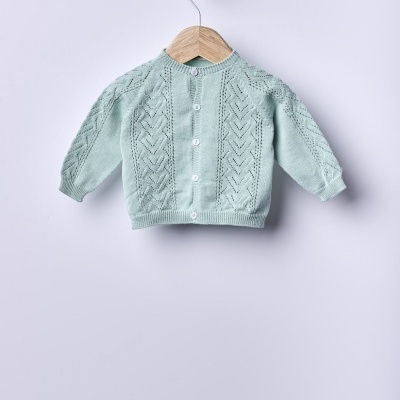 Casaco tricotado em algodão orgânico | ROMANTIC SPRING DAY