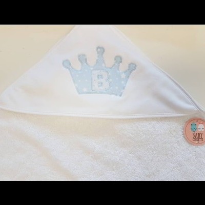 Toalha de banho com letra