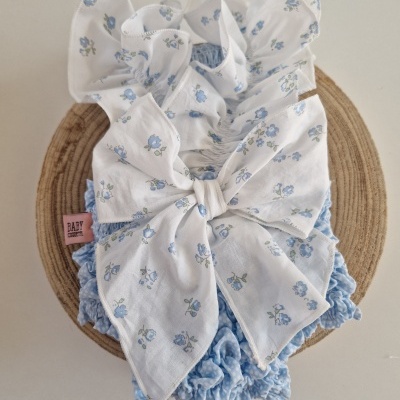 Fato de banho favos azul