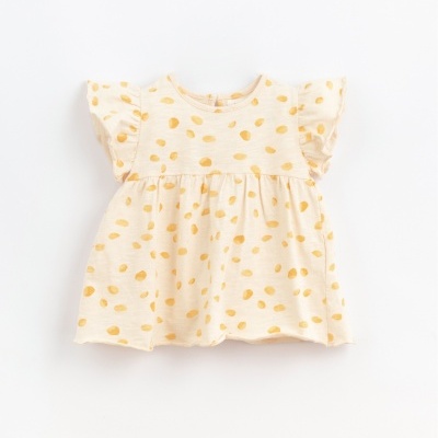 Vestido de malha com abertura nas costas