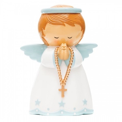 Anjo da Guarda Mealheiro azul