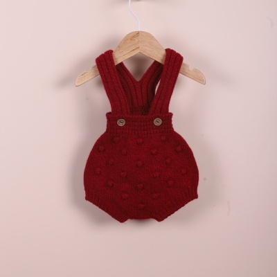 Fofo com alças tricotado em lã merino e caxemira