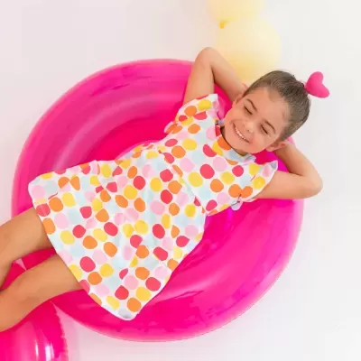 Vestido bolas coloridas