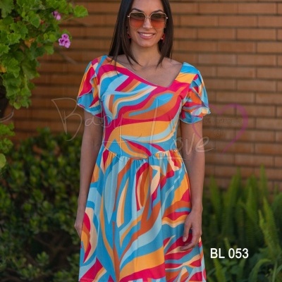 VESTIDO CURTO DECOTE ASSIMÉTRICO