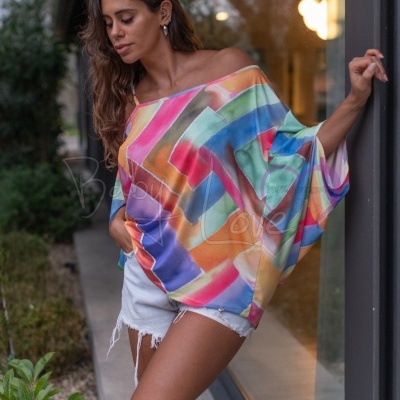 TÚNICA ALÇA C/ PÉROLAS