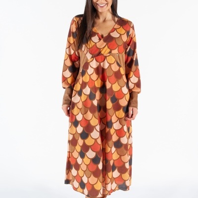 VESTIDO MIDI SUBLIMADO