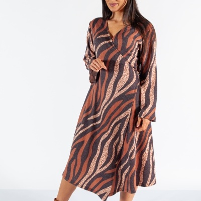 VESTIDO TRESPASSE ANIMAL PRINT