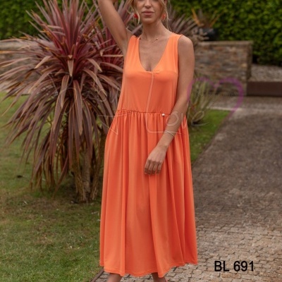 VESTIDO MIDI OVERSIZE