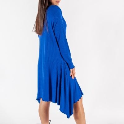 VESTIDO DE PONTAS LISO