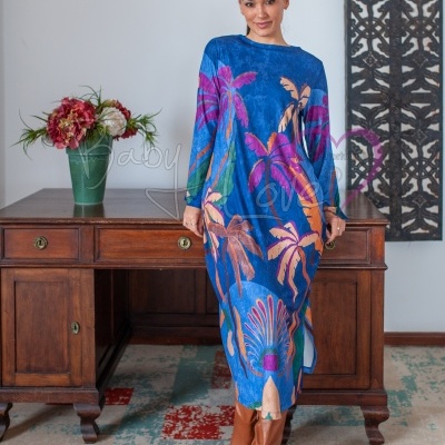 VESTIDO SUBLIMADO TROPICAL