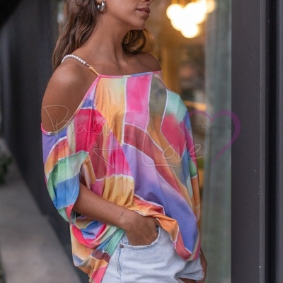 TÚNICA ALÇA C/ PÉROLAS