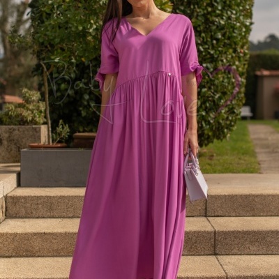 VESTIDO COMPRIDO VISCOSE