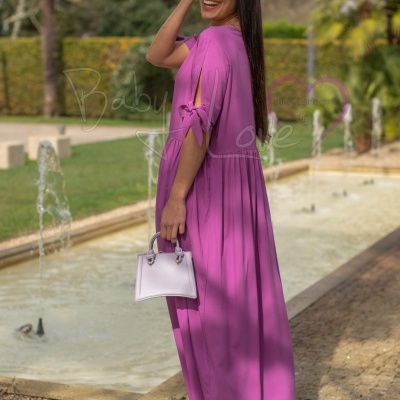 VESTIDO COMPRIDO VISCOSE