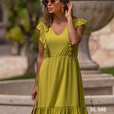 VESTIDO CURTO C/ FOLHO