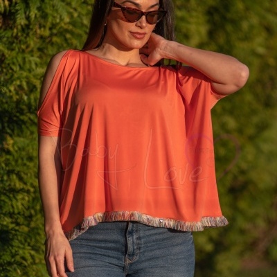 TÚNICA LISA C/ FRANJA