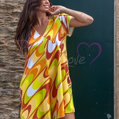 MACAQUINHO COM MANGA TULIPA