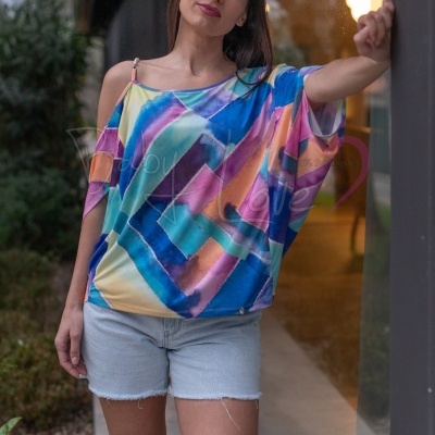 TÚNICA ALÇA C/ PÉROLAS