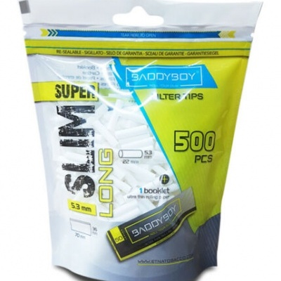 7000 filtros Baddyboy super slim 5,3mm ultra long 22mm+ 14 livros de papel oferta