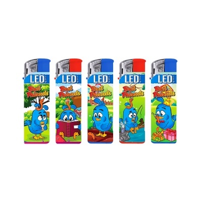 Isqueiros com LED- Best Friends- Conjunto de 5