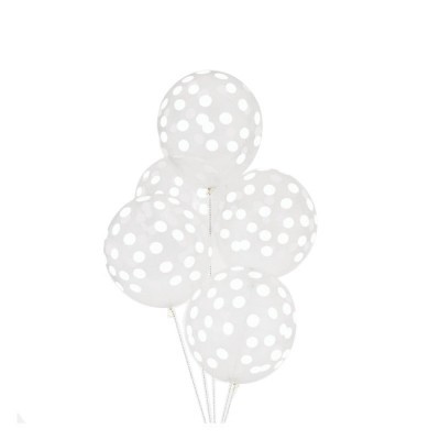 Balões bolas brancas