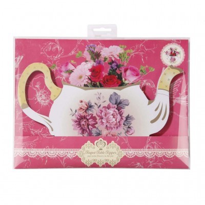 Vaso de papel com flores