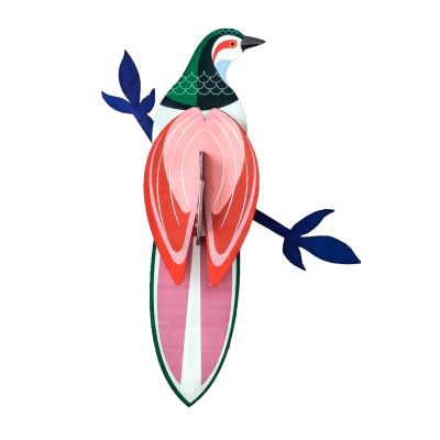 Passaro decorativo para parede