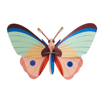 Borboleta decorativa para parede
