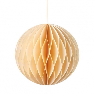 Balão de papel creme