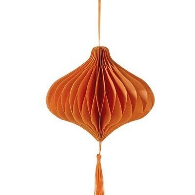 Balão de papel laranja