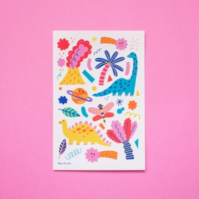 Tatuagens Temporárias Dinossauros