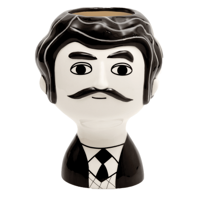 Jarra Carlos Preto e Branco