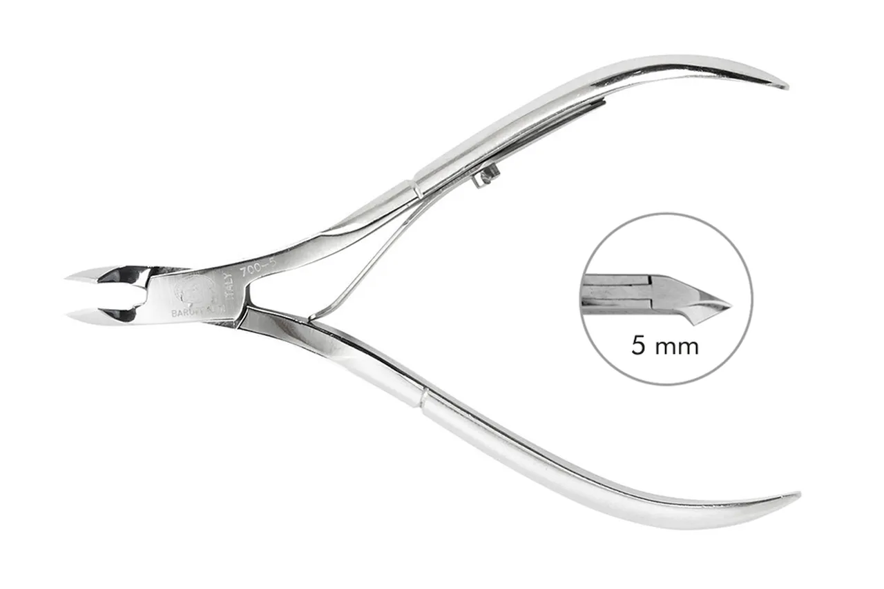 BARUFFALDI ALICATE CUTICULAS AÇO 10CM - 5MM  36700005