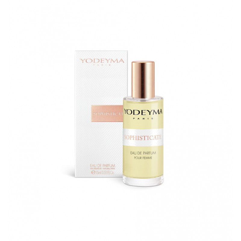 Frasco e caixa de perfume YODEYMA SOPHISTICATE