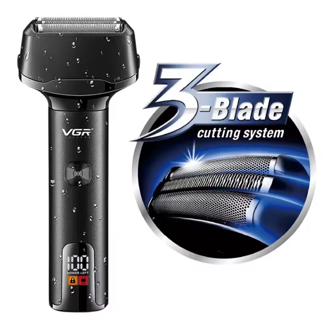 VGR BARBEADOR IPX7 SHAVER + MINI TRIMMER V-371