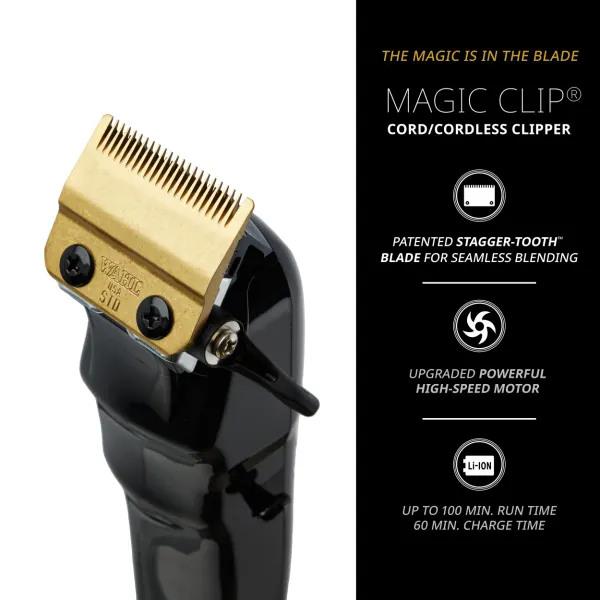 WAHL MAGIC CLIP CLIPPER BLACK LIMITED EDITION 3026434