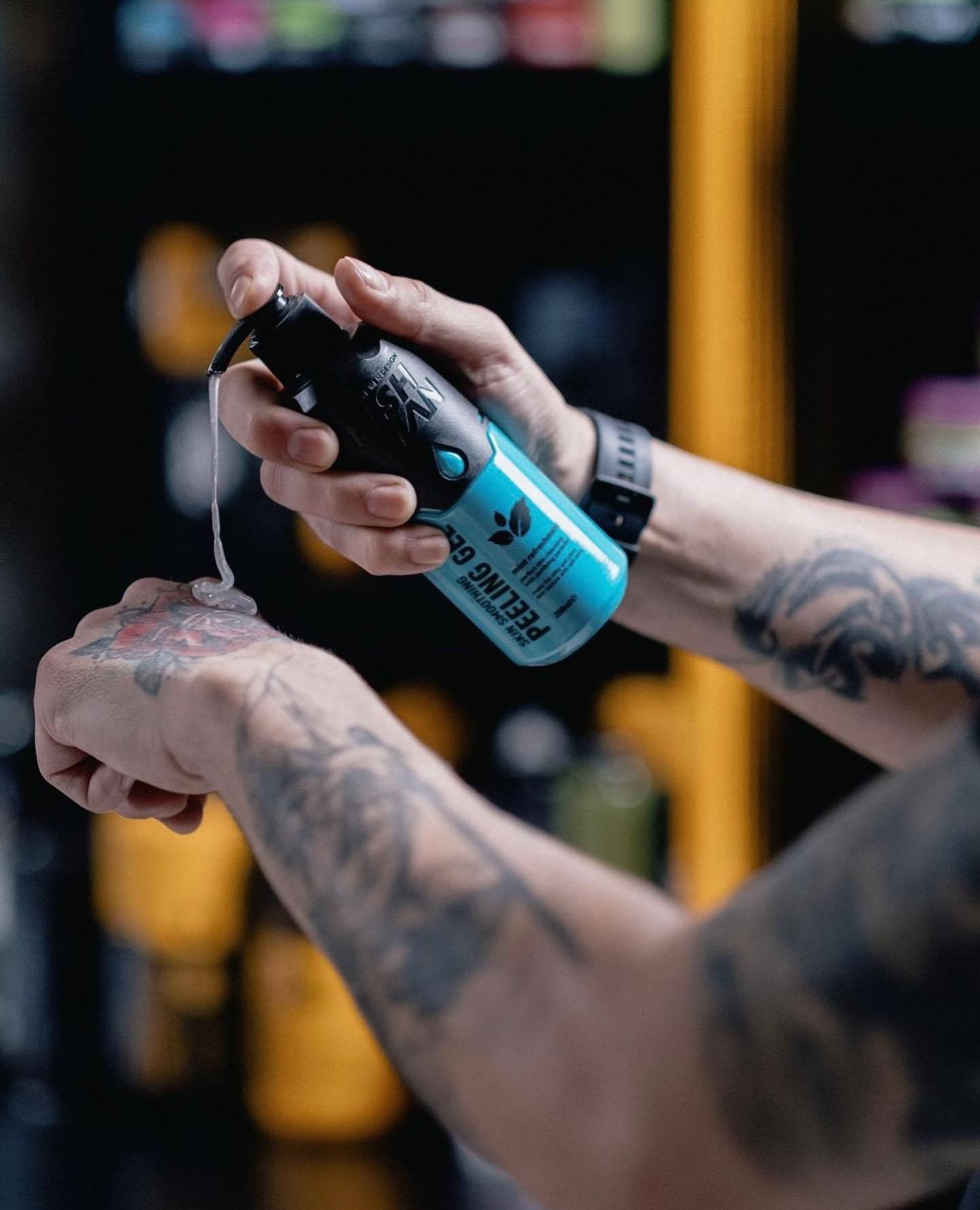 NISHMAN GEL PEELING MENTA REFRESCANTE LIMPEZA FACIAL 200ML NMN-147