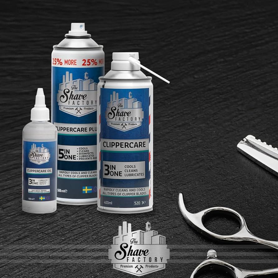 THE SHAVE FACTORY CLIPPERCARE SPRAY  3 EM 1 400ML TS-9022
