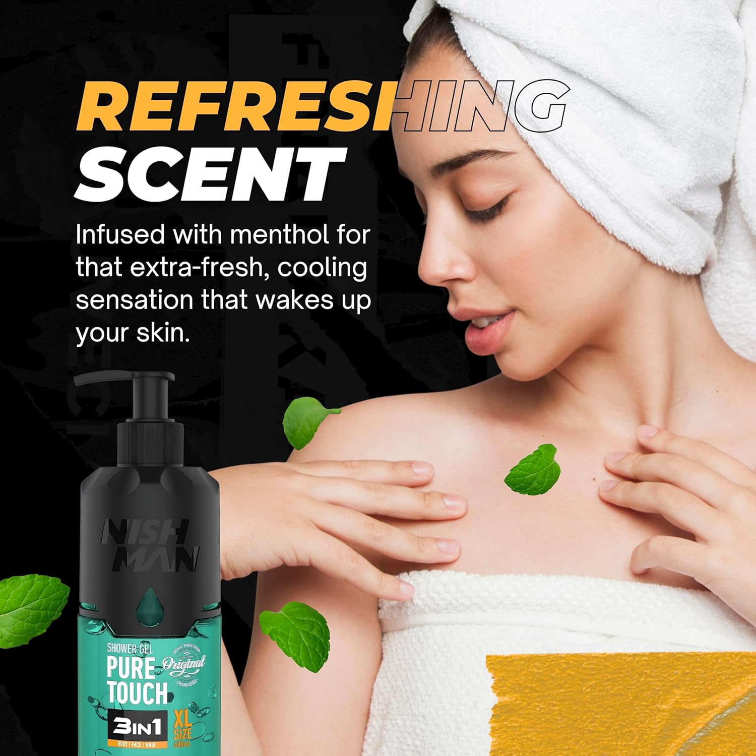 NISHMAN GEL DE BANHO PURE TOUCH 480ML NMN-202-PUR